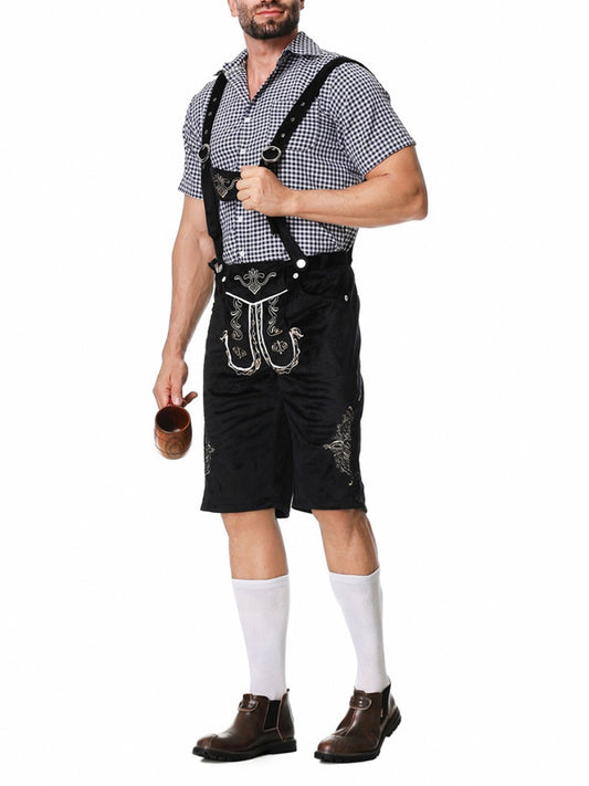Oktoberfest Lederhosen Outfit with Shirt