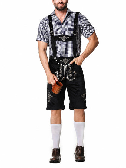 Oktoberfest Lederhosen Outfit with Shirt