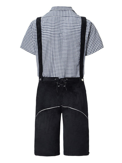 Oktoberfest Lederhosen Outfit with Shirt