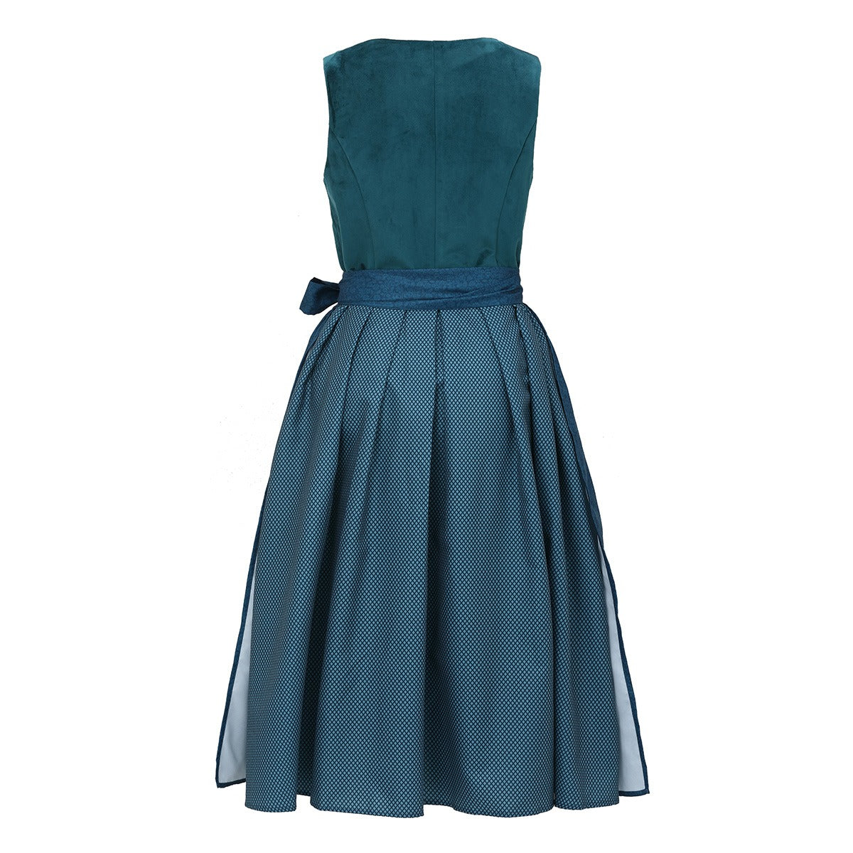 Oktoberfest Women's Deep Green Dirndl Dress with Apron