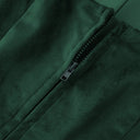 Oktoberfest Women's Deep Green Dirndl Dress with Apron - Retrorobe