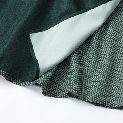 Oktoberfest Women's Deep Green Dirndl Dress with Apron