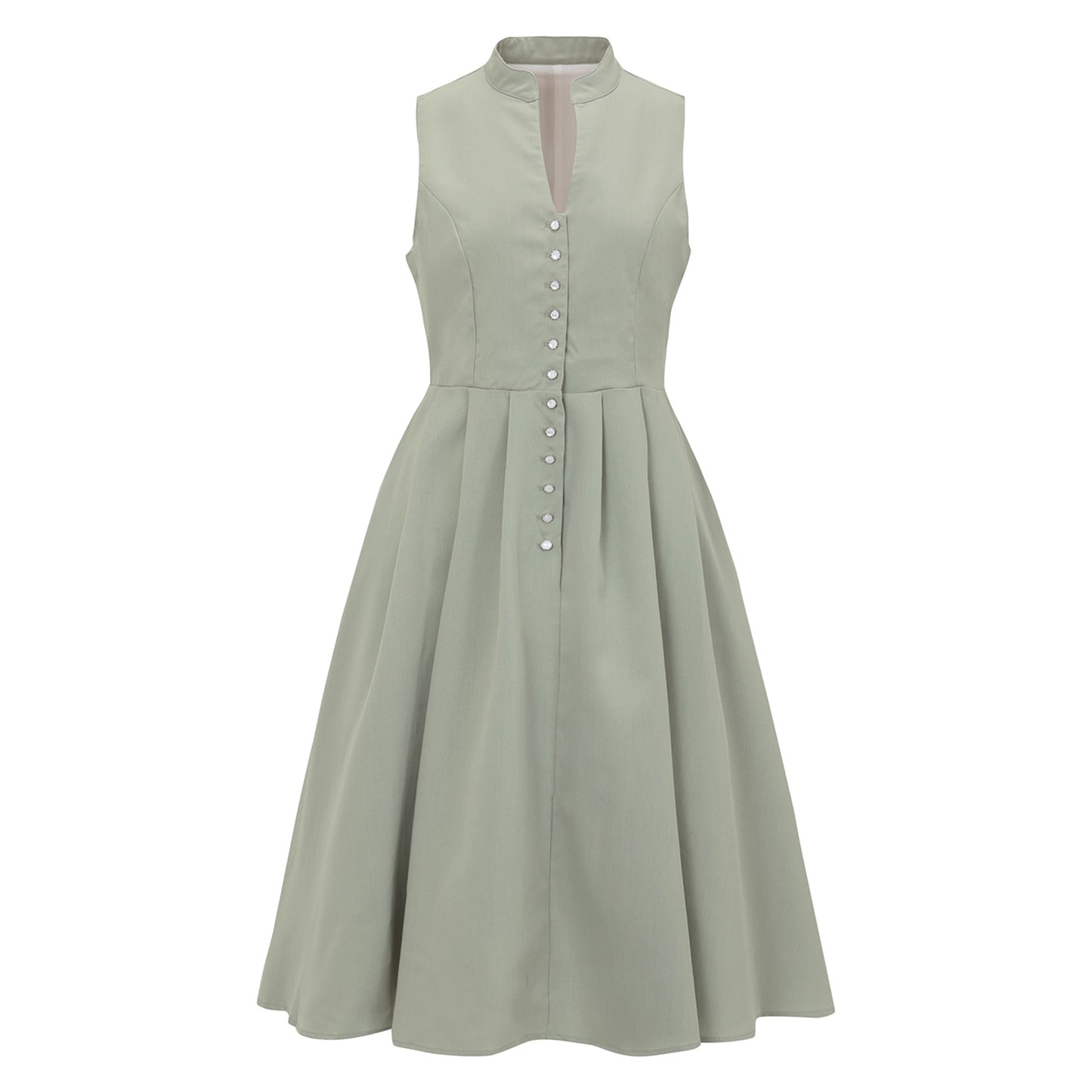Oktoberfest Green Elegant Dirndl Dress with Floral Lace Apron