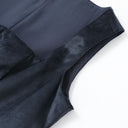 Oktoberfest Navy Blue Elegant Dirndl Dress with Apron - Retrorobe