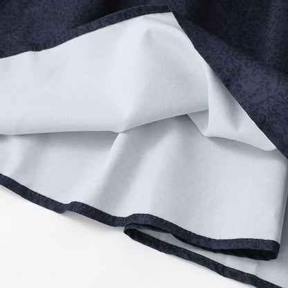 Oktoberfest Navy Blue Elegant Dirndl Dress with Apron