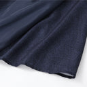Oktoberfest Navy Blue Elegant Dirndl Dress with Apron - Retrorobe