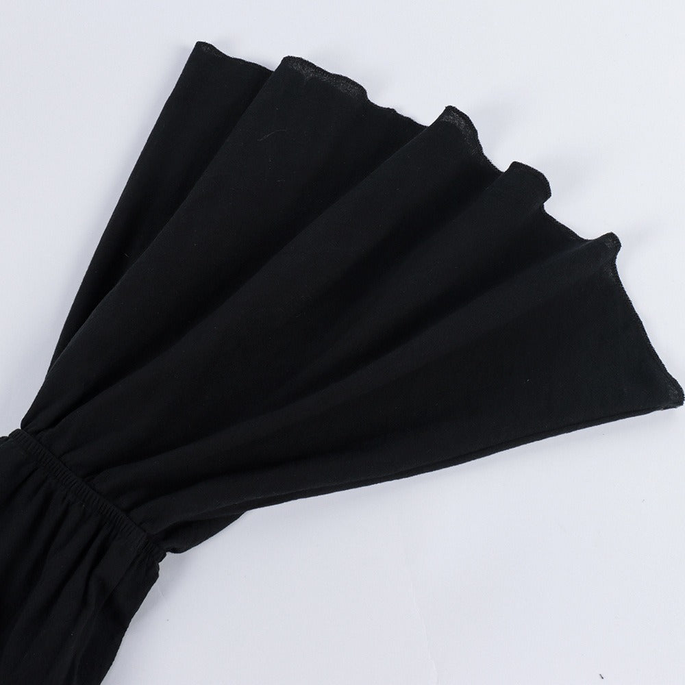 Renaissance Tiered Maxi Dress Off-Shoulder Pocket Dress