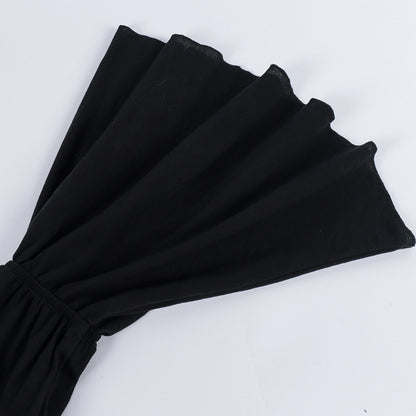 Renaissance Tiered Maxi Dress Off-Shoulder Pocket Dress