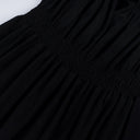 Robe longue Renaissance à volants et poches à épaules dénudées