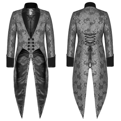 Gothic Punk Style Tailcoat for Masquerade