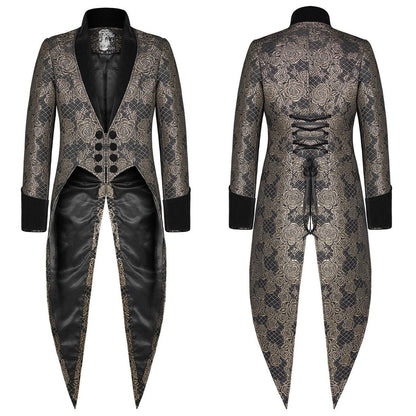 Gothic Punk Style Tailcoat for Masquerade