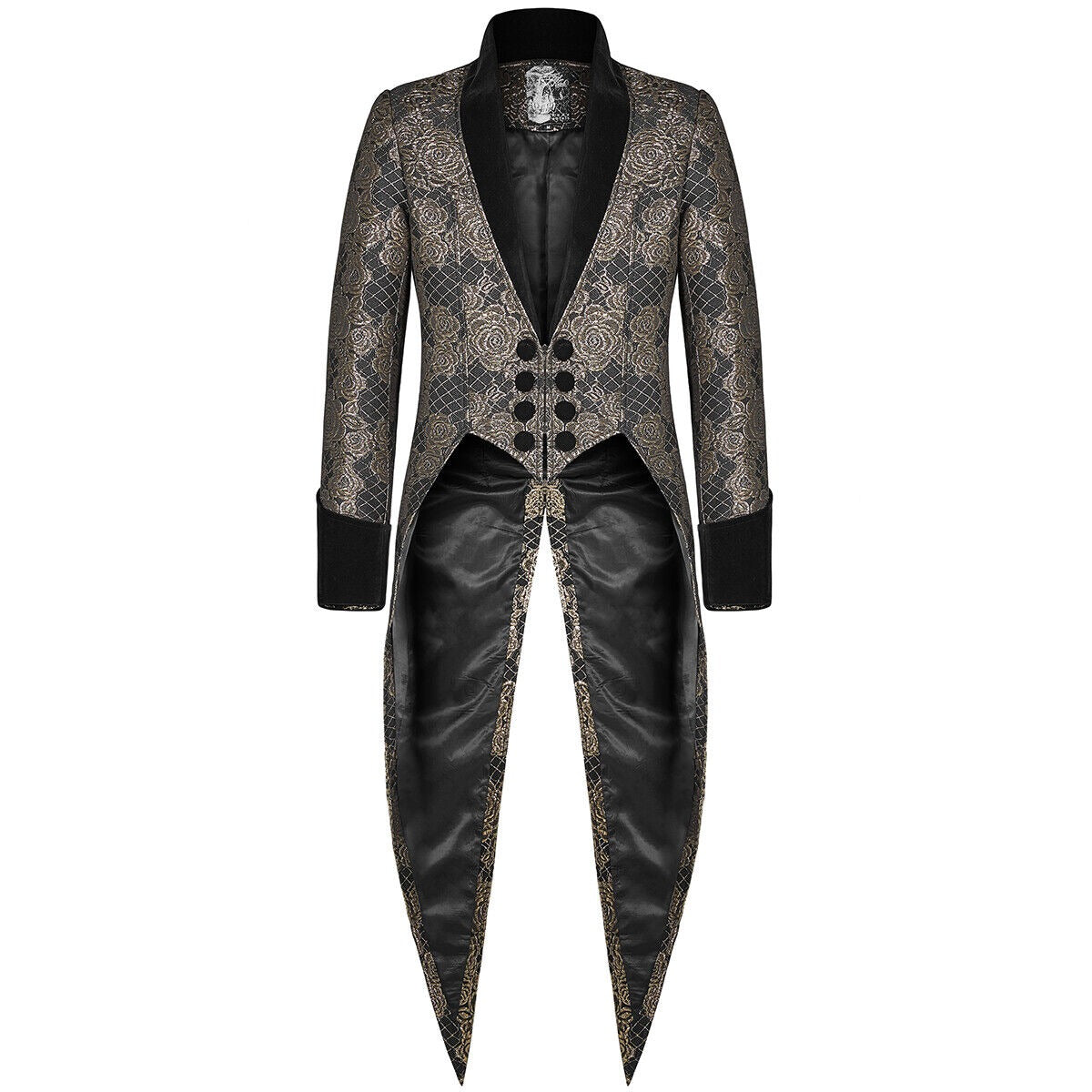 Gothic Punk Style Tailcoat for Masquerade