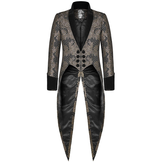 Gothic Punk Style Tailcoat for Masquerade