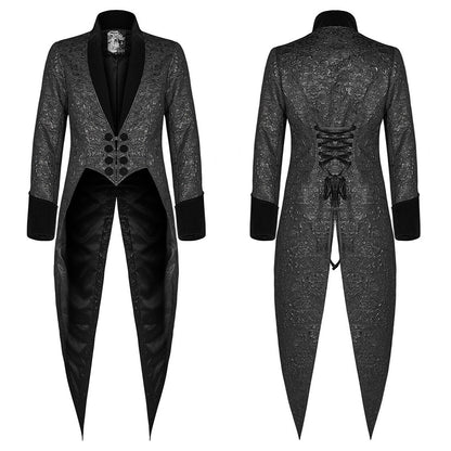 Gothic Punk Style Tailcoat for Masquerade