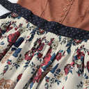 Oktoberfest Women's Pink Dirndl Dress with Polka Dot Apron - Retrorobe