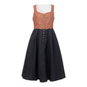 Oktoberfest Women's Pink Dirndl Dress with Polka Dot Apron - Retrorobe