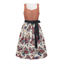 Oktoberfest Women's Pink Dirndl Dress with Polka Dot Apron - Retrorobe