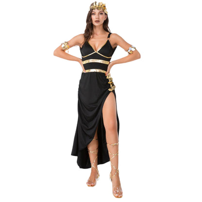 Greek Goddess Black Dress