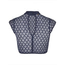 Women's Oktoberfest Navy Lace Dirndl Blouse - Retrorobe