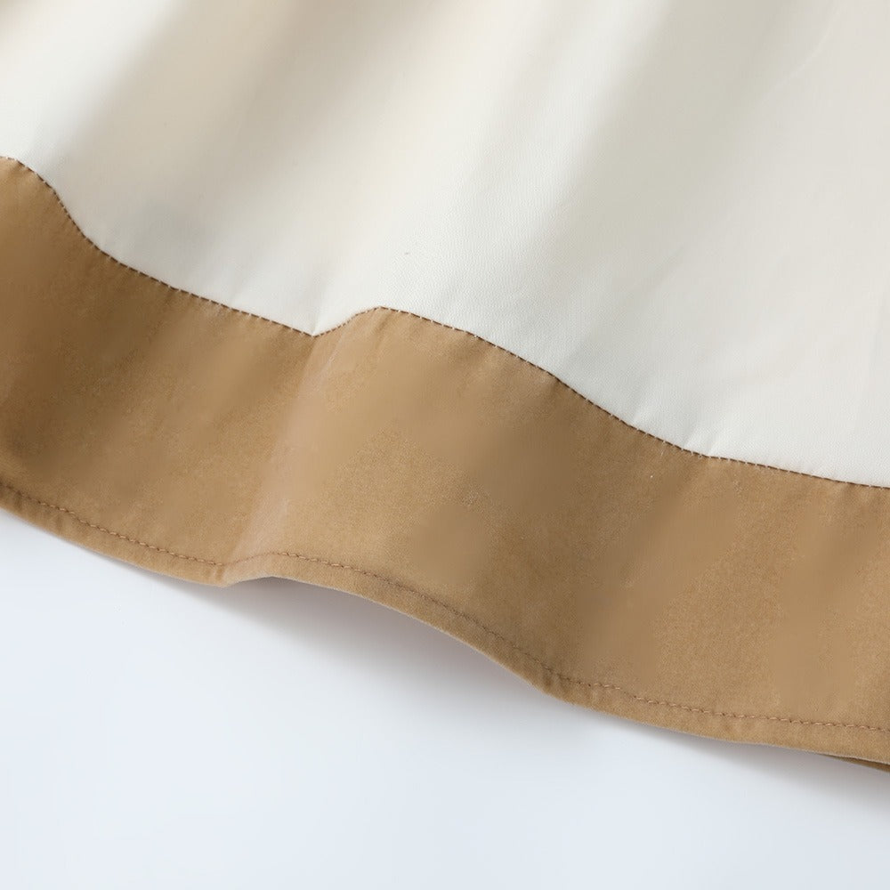 Oktoberfest Khaki Leopard Print Dirndl Dress