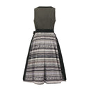 Oktoberfest Grey Traditional Dirndl Dress with Apron - Retrorobe