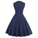 Contrast Polka Grace Midi Dress