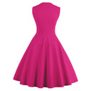 Contrast Polka Grace Midi Dress