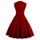Contrast Polka Grace Midi Dress