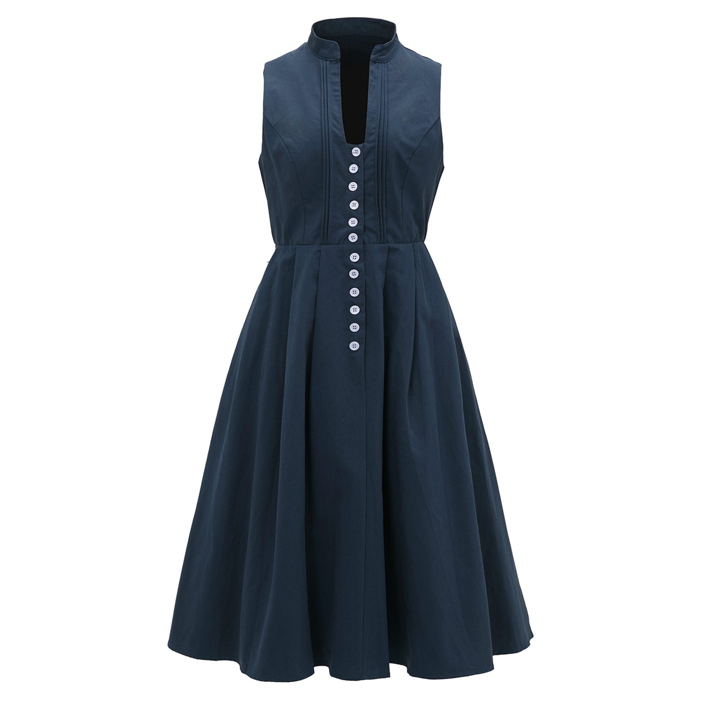 Oktoberfest Blue Vintage Dirndl Dress with Apron