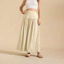 Renaissance Style High Waist Maxi Skirt - Retrorobe