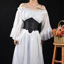 Victorian Underbust Jacquard Girdle Bustier - Retrorobe