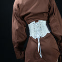 Victorian Underbust Jacquard Girdle Bustier - Retrorobe