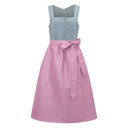 Oktoberfest Button-Up Dirndl with Long Apron - Retrorobe