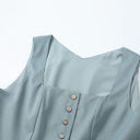 Oktoberfest Button-Up Dirndl with Long Apron - Retrorobe