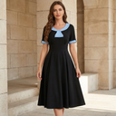 Noir Blue Grace Midi Dress