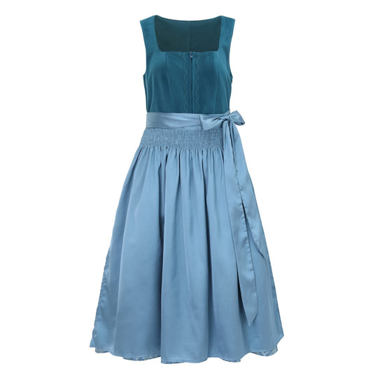 Traditional Oktoberfest Dirndl with Apron - Retrorobe