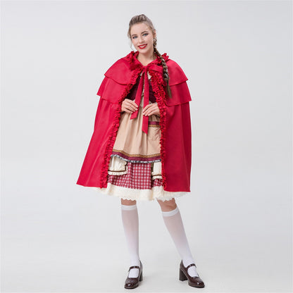 Little Red Riding Hood Dress with Cape