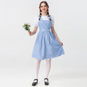 Oktoberfest Blue Gingham Dress - Retrorobe