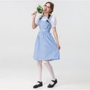 Oktoberfest Blue Gingham Dress - Retrorobe
