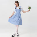 Oktoberfest Blue Gingham Dress - Retrorobe