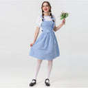Oktoberfest Blue Gingham Dress - Retrorobe