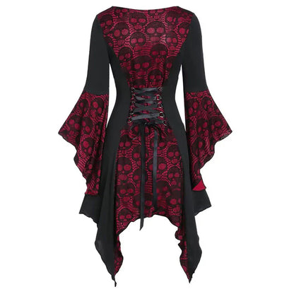 Renaissance Gothic Witch Dress Medieval Vampire Costume