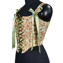 Floral Victorian Corset Painting Bustier - Retrorobe