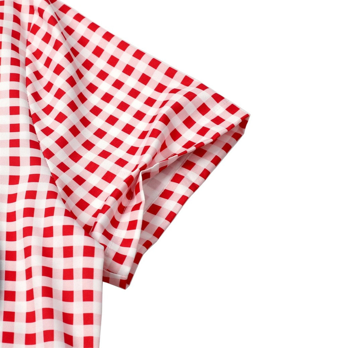 Kariertes Oktoberfest-Lederhosen-Grafikhemd für Herren