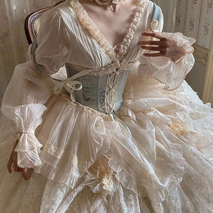 Vintage Classic Lolita OP Dress Set