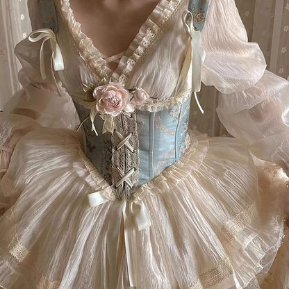 Vintage Classic Lolita OP Dress Set