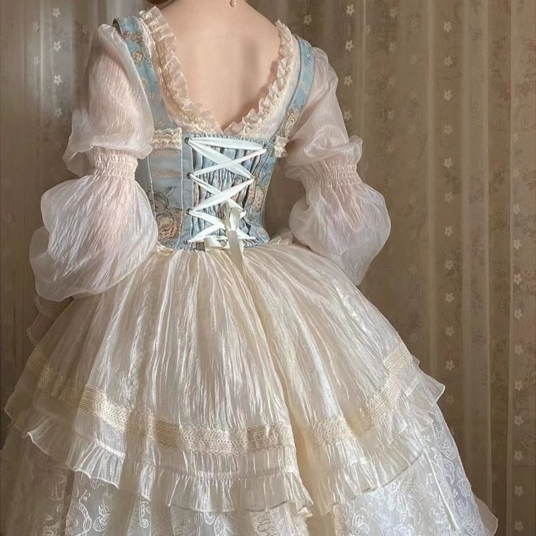 Vintage Classic Lolita OP Dress Set