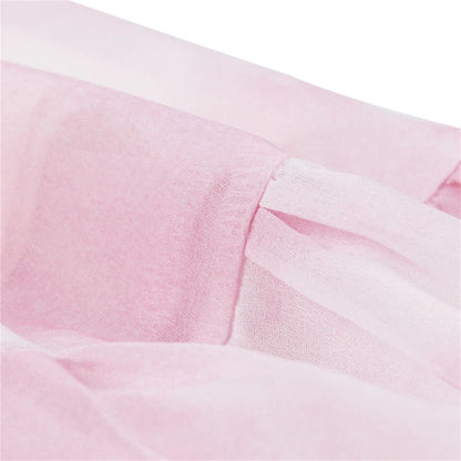 Women's 1950s Tie Dye Ruffle Strap Sweetheart Neck A-Line Midi Dress