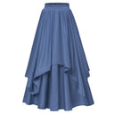 Renaissance Dual-Layer Swing Maxi Skirt - Retrorobe