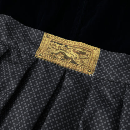 Oktoberfest Black Vintage Dirndl Dress